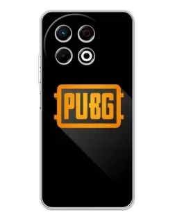 Чехол для TECNO Spark 40 Pro с картинкой «PUBG — рамка лого»