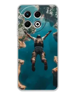 Чехол для TECNO Spark 40 Pro с картинкой «PUBG — свободное падение»