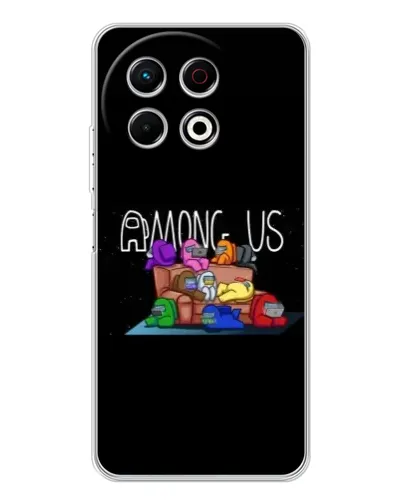 Чохол для TECNO Spark 40 Pro з картинкою «Логотип Among Us» Чохол для TECNO Spark 40 Pro з картинкою «Логотип Among Us»