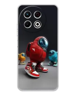 Чехол для TECNO Spark 40 Pro с картинкой «Among Us — 3D стиль»