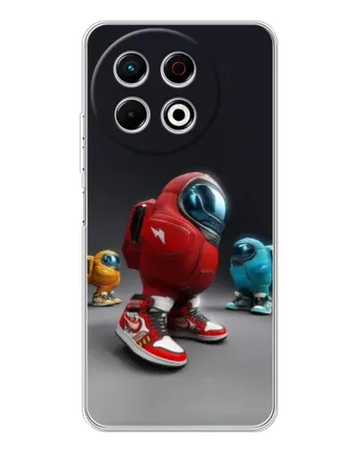 Чохол для TECNO Spark 40 Pro з картинкою «Among Us — 3D стиль» Чохол для TECNO Spark 40 Pro з картинкою «Among Us — 3D стиль»