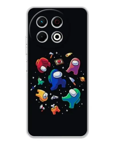 Чохол для TECNO Spark 40 Pro з картинкою «Among Us космос» Чохол для TECNO Spark 40 Pro з картинкою «Among Us космос»