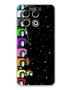 Чохол для TECNO Spark 40 Pro з картинкою «Команда Among Us»