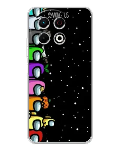 Чохол для TECNO Spark 40 Pro з картинкою «Команда Among Us» Чохол для TECNO Spark 40 Pro з картинкою «Команда Among Us»