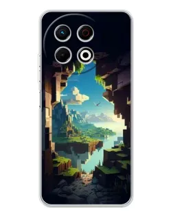 Чехол для TECNO Spark 40 Pro с картинкой «Вид из пещеры»