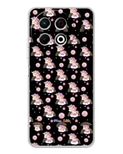 Чехол для TECNO Spark 40 Pro с картинкой «Magic Unicorn паттерн»