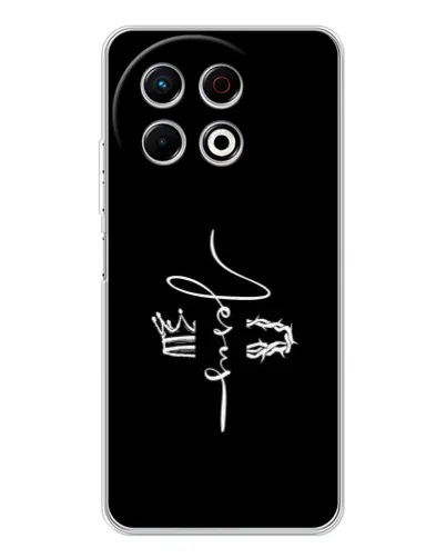 Чохол для TECNO Spark 40 Pro з картинкою «Король Слави Jesus»