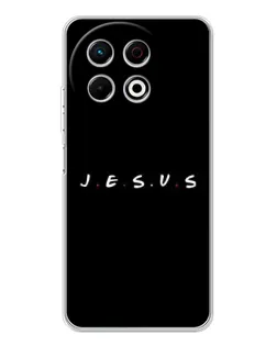 Чохол для TECNO Spark 40 Pro з картинкою «Крапки віри J.E.S.U.S.»