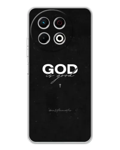 Чохол для TECNO Spark 40 Pro з картинкою «GOD — Бог над усім»