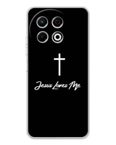 Чохол для TECNO Spark 40 Pro з картинкою «Ісус любить тебе»