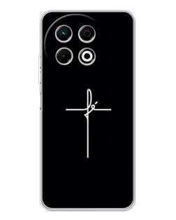 Чехол для TECNO Spark 40 Pro с картинкой «Тонкий крест»