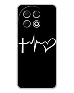 Чехол для TECNO Spark 40 Pro с картинкой «Пульс веры»