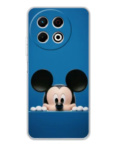 Чехол для TECNO Spark 40 Pro с картинкой «Микки выглядывает» Чехол для TECNO Spark 40 Pro с картинкой «Микки выглядывает»