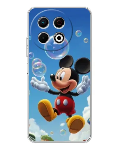Чехол для TECNO Spark 40 Pro с картинкой «Mickey и мыльные пузыри» Чехол для TECNO Spark 40 Pro с картинкой «Mickey и мыльные пузыри»