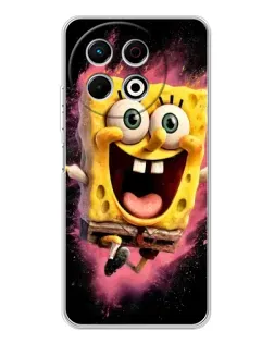Чохол для TECNO Spark 40 Pro з картинкою «Вибуховий Спанч Боб»