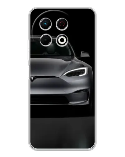 Чохол для TECNO Spark 40 Pro з картинкою «Tesla Model S Look»