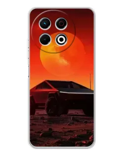 Чохол для TECNO Spark 40 Pro з картинкою «Cybertruck на Марсі»