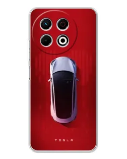 Чохол для TECNO Spark 40 Pro з картинкою «Tesla Top View»
