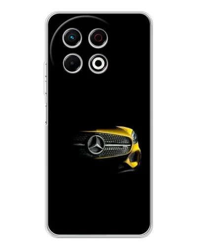 Чехол для TECNO Spark 40 Pro с картинкой «Mercedes — ретро стиль» Чехол для TECNO Spark 40 Pro с картинкой «Mercedes — ретро стиль»