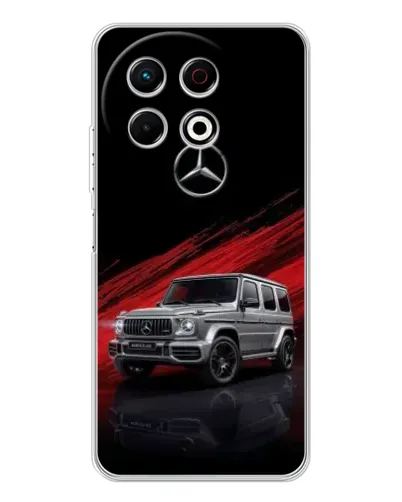 Чехол для TECNO Spark 40 Pro с картинкой «Mercedes G-Class красный» Чехол для TECNO Spark 40 Pro с картинкой «Mercedes G-Class красный»