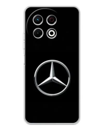 Чехол для TECNO Spark 40 Pro с картинкой «Mercedes классический лого» Чехол для TECNO Spark 40 Pro с картинкой «Mercedes классический лого»