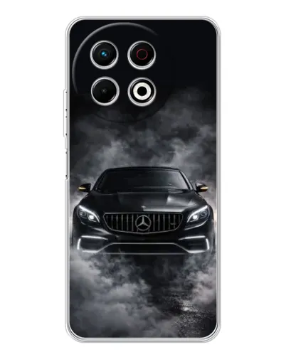 Чехол для TECNO Spark 40 Pro с картинкой «Mercedes в дыму» Чехол для TECNO Spark 40 Pro с картинкой «Mercedes в дыму»