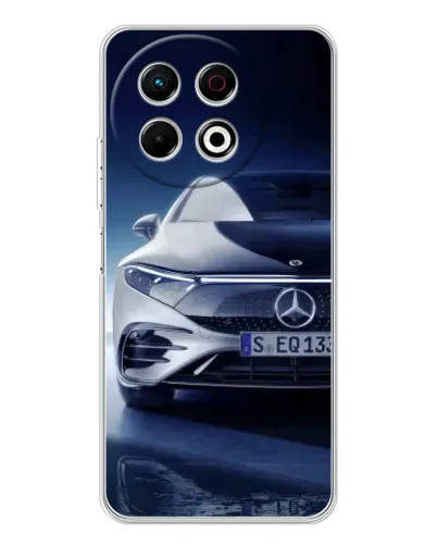 Чехол для TECNO Spark 40 Pro с картинкой «Mercedes EQ — будущее» Чехол для TECNO Spark 40 Pro с картинкой «Mercedes EQ — будущее»
