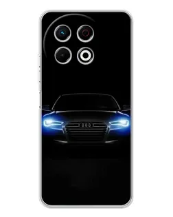 Чехол для TECNO Spark 40 Pro с картинкой «Audi в неоне»