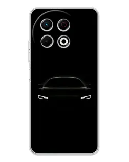 Чехол для TECNO Spark 40 Pro с картинкой «Взгляд Audi в темноте»