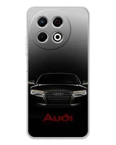 Чехол для TECNO Spark 40 Pro с картинкой «Audi — градиентный контур»