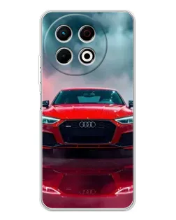 Чехол для TECNO Spark 40 Pro с картинкой «Audi RS — красный стиль»