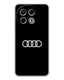 Чехол для TECNO Spark 40 Pro с картинкой «Audi White Logo»