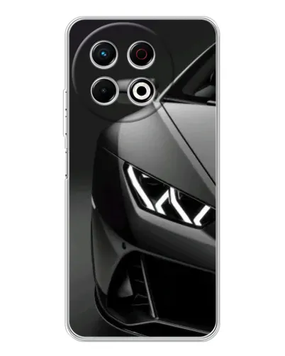 Чохол для TECNO Spark 40 Pro з картинкою «Lamborghini фари деталізація»