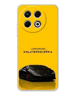Чохол для TECNO Spark 40 Pro з картинкою «Lamborghini Huracan чорний»