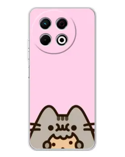 Чохол для TECNO Spark 40 Pro з картинкою «Pusheen та печиво» Чохол для TECNO Spark 40 Pro з картинкою «Pusheen та печиво»