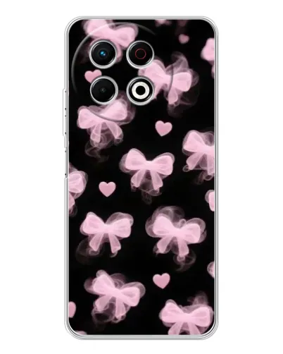 Чехол для TECNO Spark 40 Pro с картинкой «Геометрия банта»