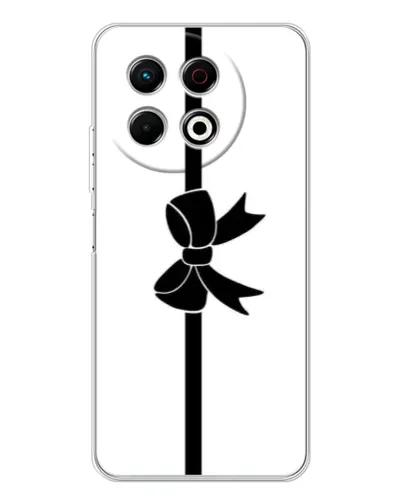 Чехол для TECNO Spark 40 Pro с картинкой «Вертикальный бант»