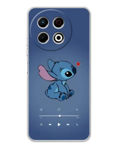 Чехол для TECNO Spark 40 Pro с картинкой «Музыкальный Stitch» Чехол для TECNO Spark 40 Pro с картинкой «Музыкальный Stitch»