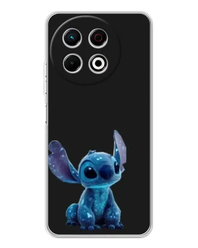 Чехол для TECNO Spark 40 Pro с картинкой «Стич на черном» Чехол для TECNO Spark 40 Pro с картинкой «Стич на черном»