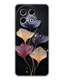 Чехол для TECNO Spark 40 Pro с картинкой «Лиловые цветы грации»
