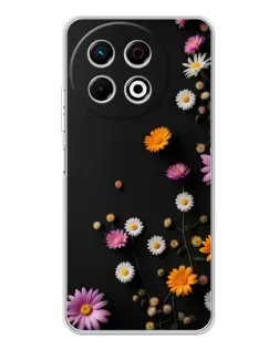 Чехол для TECNO Spark 40 Pro с картинкой «Цветочная композиция»