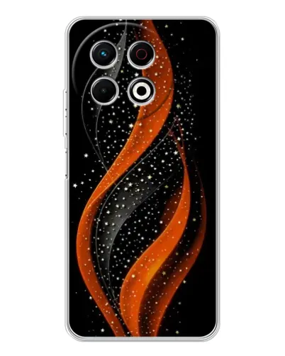 Чохол для TECNO Spark 40 Pro з картинкою «Вогняна зоряна хвиля»