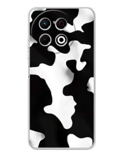 Чохол для TECNO Spark 40 Pro з картинкою «Чорно-біла пляма»