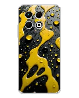 Чохол для TECNO Spark 40 Pro з картинкою «Рідке жовте золото»