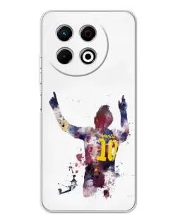 Чехол для TECNO Spark 40 Pro с картинкой «Акварельный Месси Барселона»