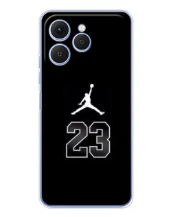 Чехол для TECNO Spark 40 с картинкой «Jordan Flight 23»