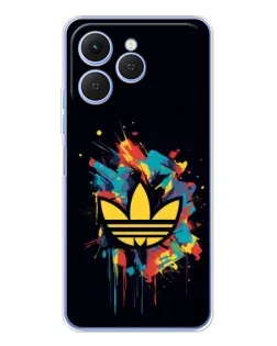 Чехол для TECNO Spark 40 с картинкой «Adidas Splash»