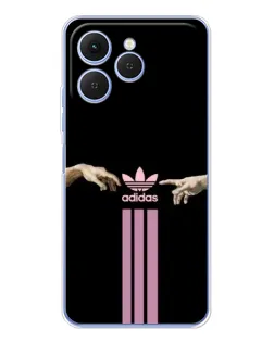 Чехол для TECNO Spark 40 с картинкой «Adidas Hands»