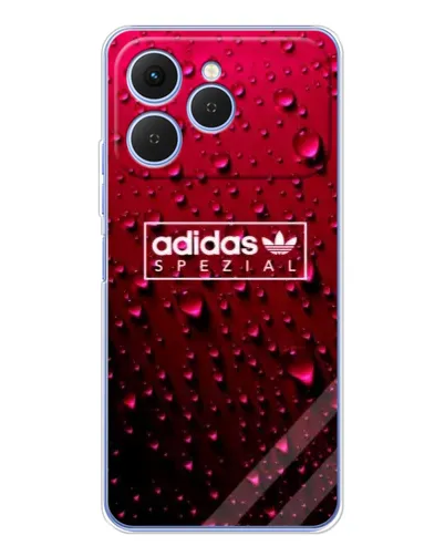 Чехол для TECNO Spark 40 с картинкой «Adidas Gold Marble»