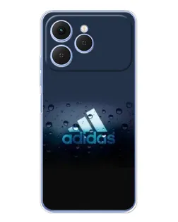 Чехол для TECNO Spark 40 с картинкой «Adidas Water Drops»